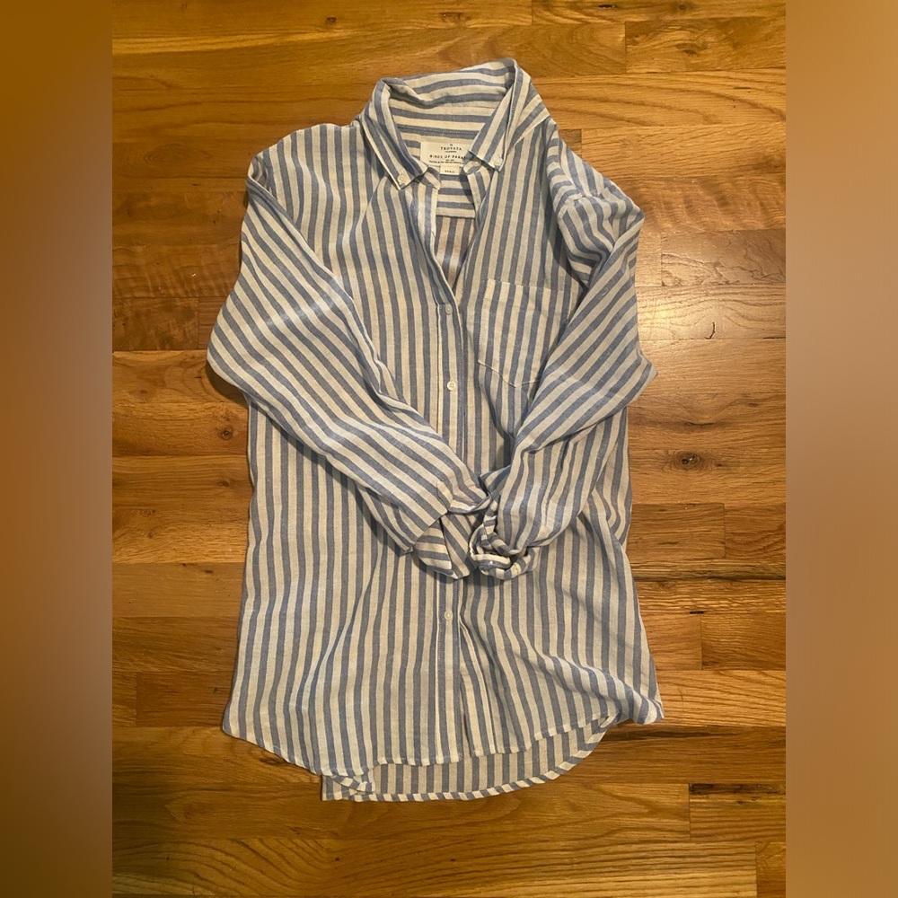 By Trovata Birds of Paradise Stripe Top